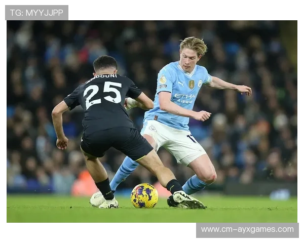 曼城德布劳内精准导球点燃前场反击